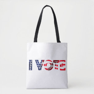 Ik stem tote bag
