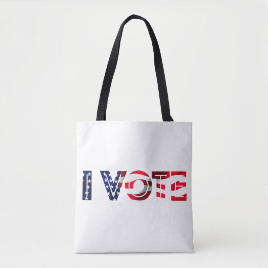 Ik stem tote bag (Voorkant)