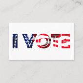 Ik stem visitekaartje (Voorkant)