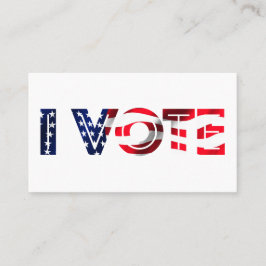 Ik stem visitekaartje