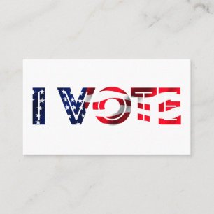 Ik stem visitekaartje