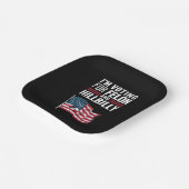 Ik stem voor de Felon & The Hillbilly 2024 Pro Papieren Bordje (Gebogen)