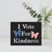Ik stem voor de moed briefkaart (Staand voorkant)