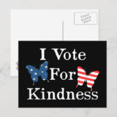 Ik stem voor de moed briefkaart (Voorkant / Achterkant)