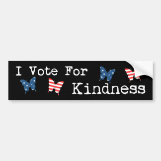 Ik stem voor de moed bumpersticker