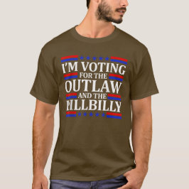 Ik stem voor de Outlaw en de Hillbilly 2024 T-shirt