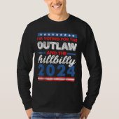 Ik stem voor de Outlaw en de Hillbilly 2024 T-shirt (Voorkant)
