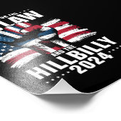 Ik stem voor de Outlaw en de Hillbilly 2024 VS Foto Afdruk (Hoek)