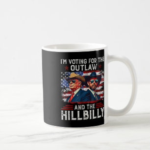 Ik stem voor de Outlaw en de Hillbilly Trump Koffiemok