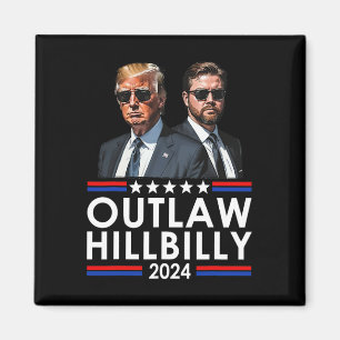 Ik stem voor de Outlaw en de Hillbilly Trump Magneet