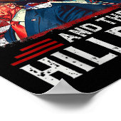 Ik stem voor de Outlaw en de Hillbilly Trump Poster (Hoek)