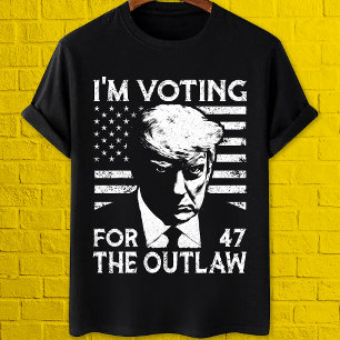 Ik stem voor de Outlaw Pro Trump 2024 T-shirt