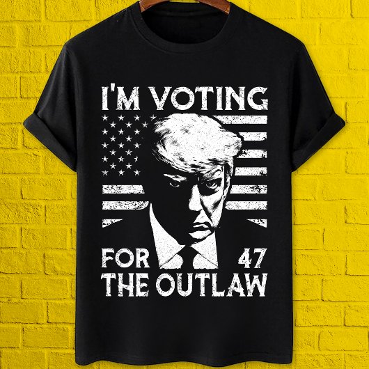 Ik stem voor de Outlaw Pro Trump 2024 T-shirt