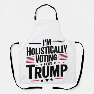 Ik stem voor de verkiezing van Trump in Kamala Schort