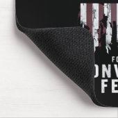 Ik stem voor de veroordeelde misdadiger Pro Trump Muismat (Hoek)