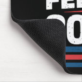 Ik stem voor de veroordeelde misdadiger Pro Trump  Muismat (Hoek)