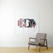 Ik stem voor de veroordeelde misdadiger Pro Trump  Wandkleed (In Situ (horizontaal))