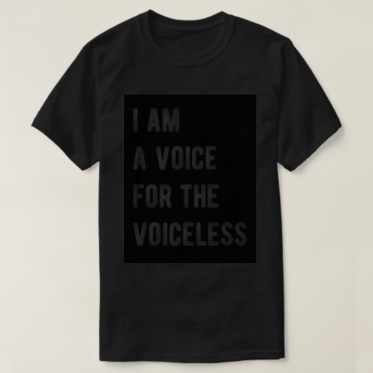 Ik stem voor de Voiceless Vegan Diet Animal Rig T-shirt (Design voorkant)