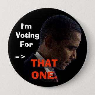 Ik stem voor, =>, die ene. ronde button 4,0 cm