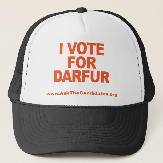 Ik stem voor het Pet in Darfur (Voorkant)