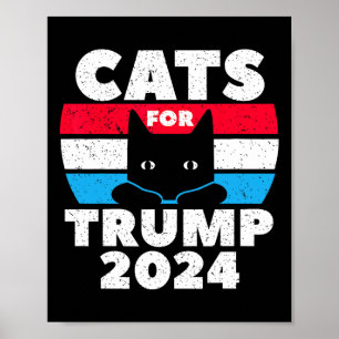 Ik stem voor het verkiezingsdebat van Trump 2024 Poster