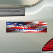 Ik stem voor Palin Bumpersticker (Op auto)