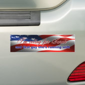 Ik stem voor Sarah Bumpersticker (Op auto)