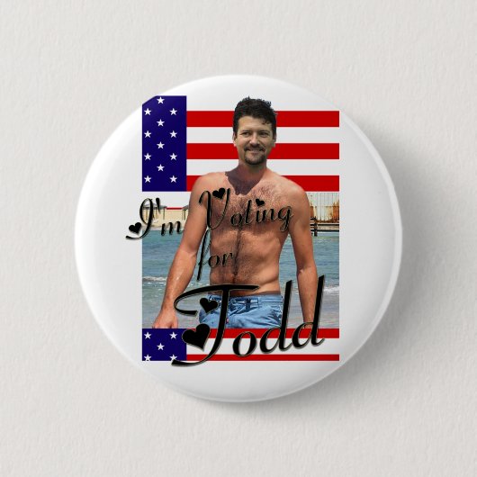 Ik stem voor Todd Button (Voorkant)