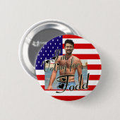 Ik stem voor Todd! Ronde Button 5,7 Cm (Voorkant /achterkant)