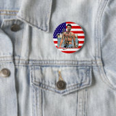 Ik stem voor Todd! Ronde Button 5,7 Cm (In situ)