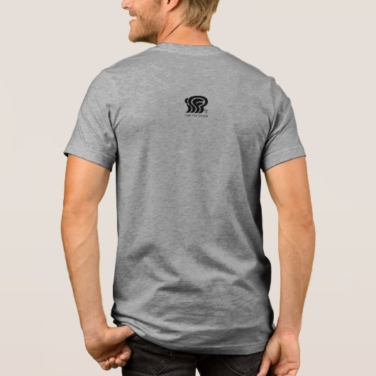 IK STEM VOOR TRUMP 2024 Tri-Blend SHIRT (Achterkant)