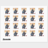 IK STEM VOOR TRUMP 2024 VIERKANTE STICKER (Vel)