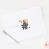 IK STEM VOOR TRUMP 2024 VIERKANTE STICKER (Envelop)
