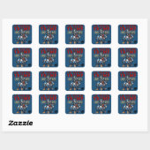 IK STEM VOOR TRUMP 2024 VIERKANTE STICKER (Vel)