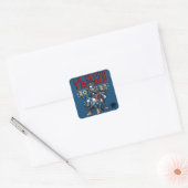 IK STEM VOOR TRUMP 2024 VIERKANTE STICKER (Envelop)