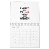 Ik stem voor Trump Kalender (Mar 2027)