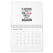 Ik stem voor Trump Kalender (Feb 2026)