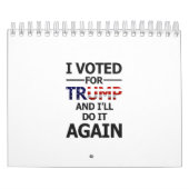 Ik stem voor Trump Kalender (Hoes)