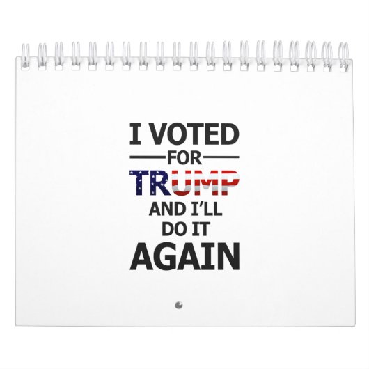 Ik stem voor Trump Kalender (Hoes)