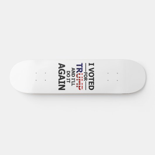 Ik stem voor Trump Persoonlijk Skateboard (Horizontaal)