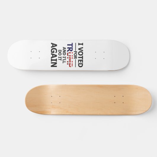 Ik stem voor Trump Persoonlijk Skateboard (Horizontaal)