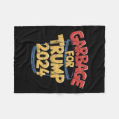 Ik stem voor Trump Vance Outlaw Hillbilly Fleece Deken (Voorkant (Horizontaal))