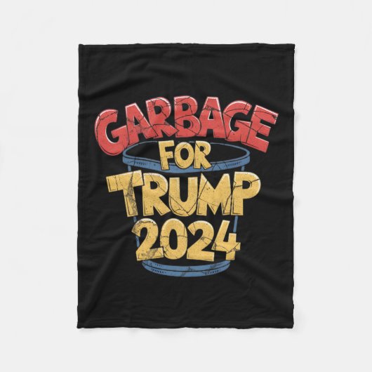 Ik stem voor Trump Vance Outlaw Hillbilly Fleece Deken (Voorkant)