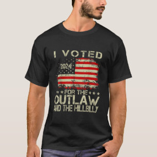Ik Stemde Op De Vrijbuiter Hillbilly 2024 Trump 47 T-shirt