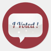 Ik stemde tegen Sticker (Voorkant)