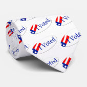 Ik stemde tegen Sticker Stropdas (Opgerold)