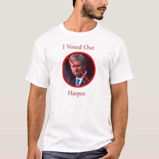 Ik stemde uit Harper T-shirt (Voorkant)