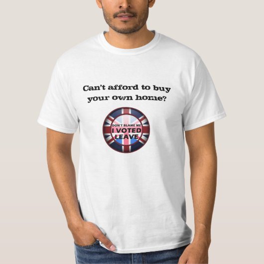 Ik stemde voor het verlaten van de T-shirt (Voorkant)