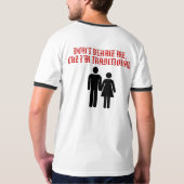 Ik stemde voor ja tegen voorstel 8 t-shirt (Achterkant)