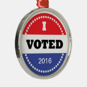 Ik stemde voor versiering metalen ornament (Rechts)
